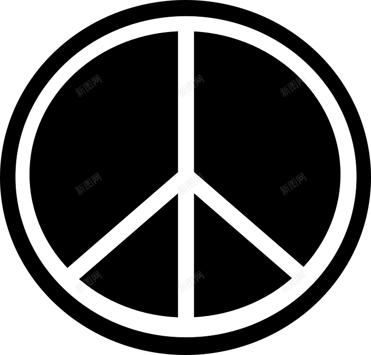 和平标志和平的象征png免抠素材_88icon https://88icon.com 和平标志 和平的象征