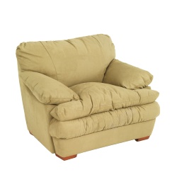 实木沙发单沙发手扶椅图片素材