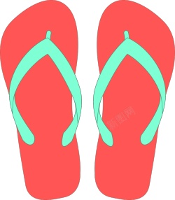 人字拖鞋夹脚趾拖鞋素材