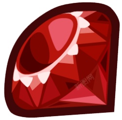 红宝石深红色素材