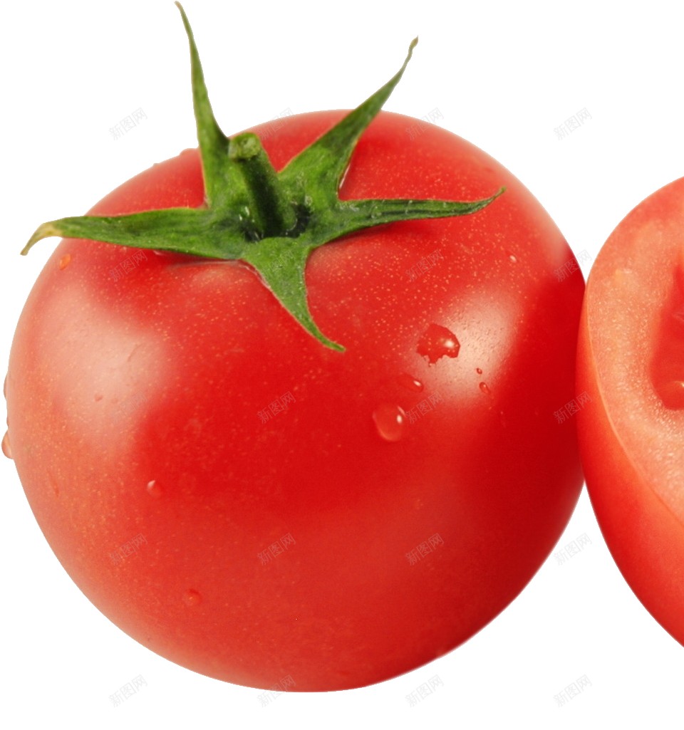 番茄西红柿png免抠素材_88icon https://88icon.com 番茄 西红柿