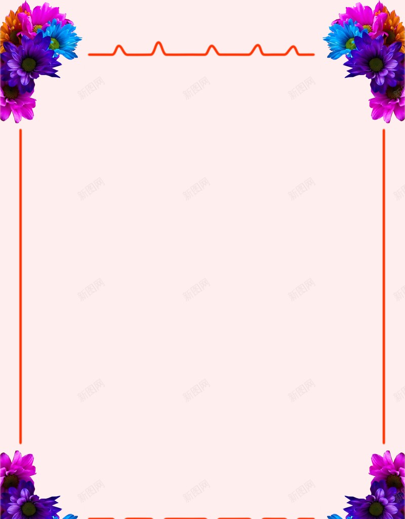 花朵框架的背景jpg设计背景_88icon https://88icon.com 海报 背景 花朵 边框架