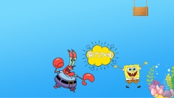 美发海宝桌面背景海棉宝宝高清图片