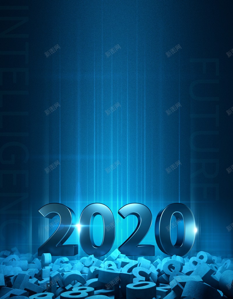 科技背景2020数字光效光网psd设计背景_88icon https://88icon.com 2020 光网 数字光效 科技背景