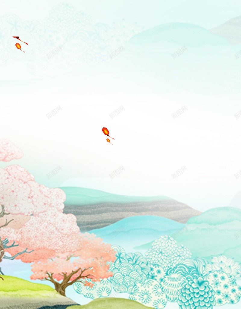 春分清明踏青背景jpg设计背景_88icon https://88icon.com 春分 清明 背景 踏青