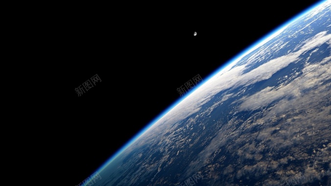 太空美丽星球背景图背景