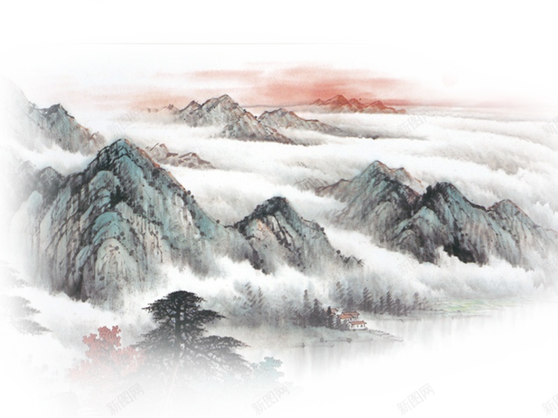 格式中国风水墨背景jpg设计背景_88icon https://88icon.com 中国风 古画山水 古风山水画 平面装饰 水墨画 海报背景