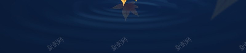 秋天背景树叶落叶蓝色背景psd设计背景_88icon https://88icon.com 树叶 秋天背景 落叶 蓝色背景