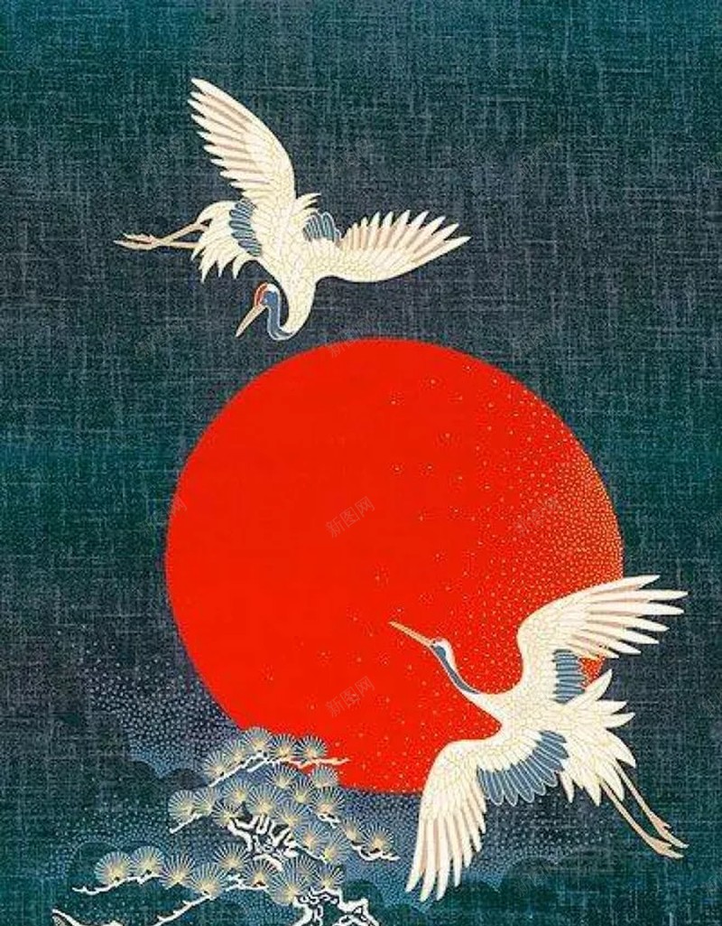 国风国潮中国风仙鹤背景5jpg设计背景_88icon https://88icon.com 中国风 仙鹤 国潮 国潮背景墙 国风 背景