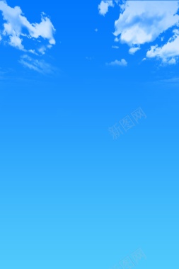 晴朗的蓝天白云背景背景