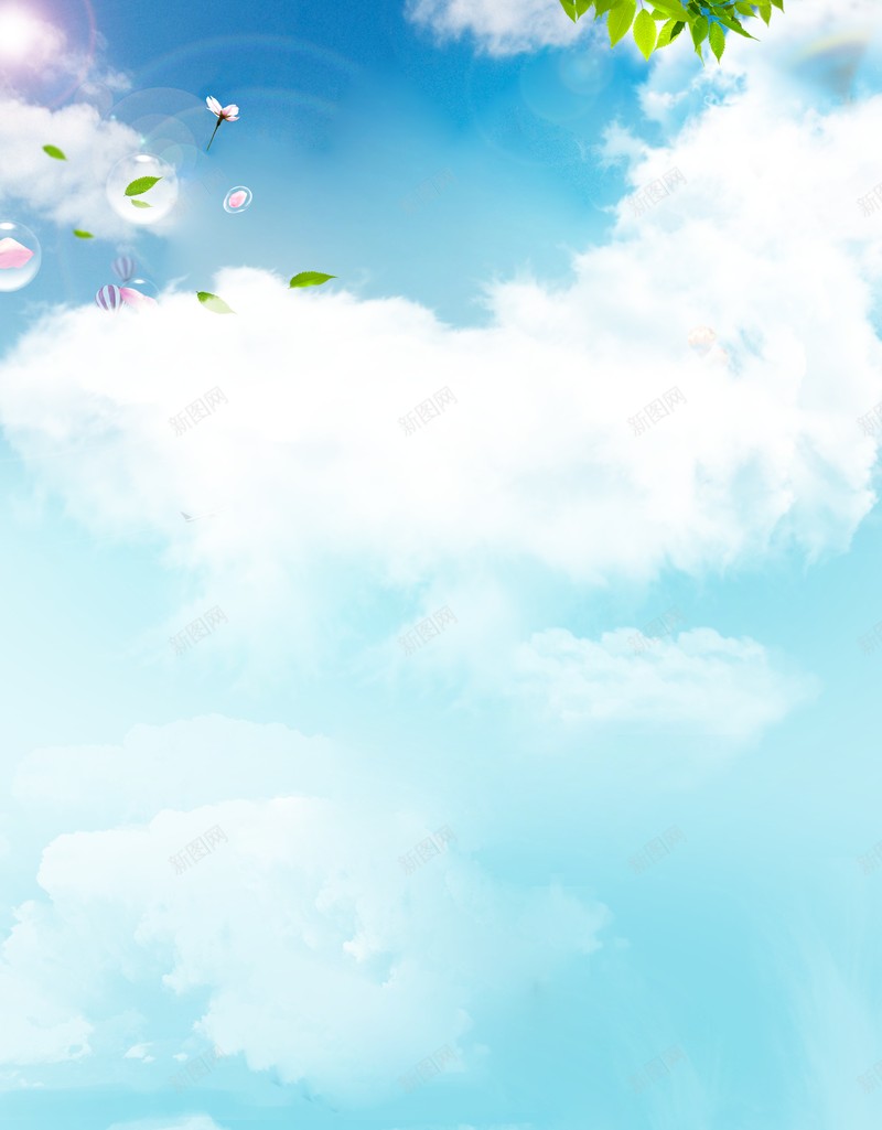 清新唯美云朵背景psd设计背景_88icon https://88icon.com 清新 唯美 云朵 背景 店铺背景 文艺 小清新 简约