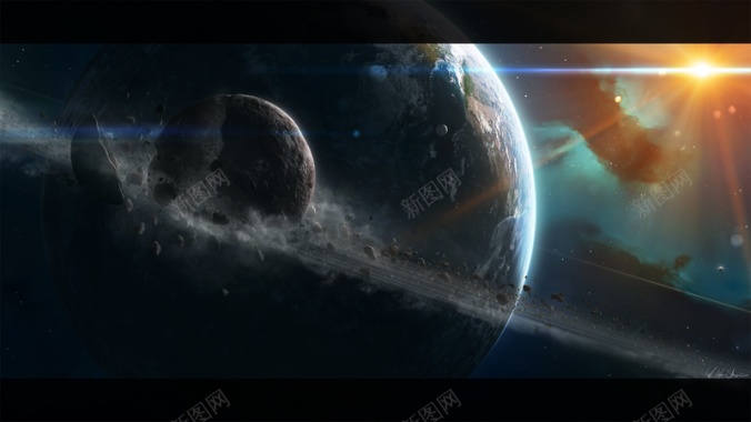 地球陨石太阳宇宙背景