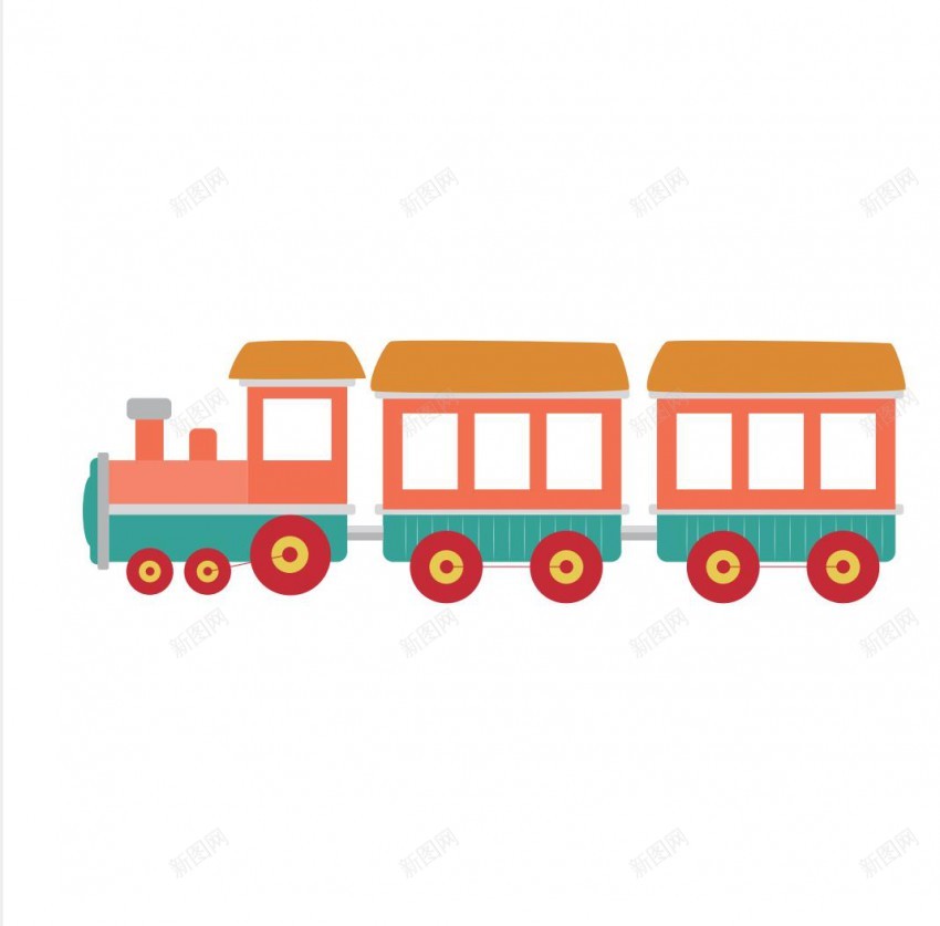 AI矢量图卡通玩具小火车jpg设计背景_88icon https://88icon.com 矢量图 卡通 玩具 小 火车