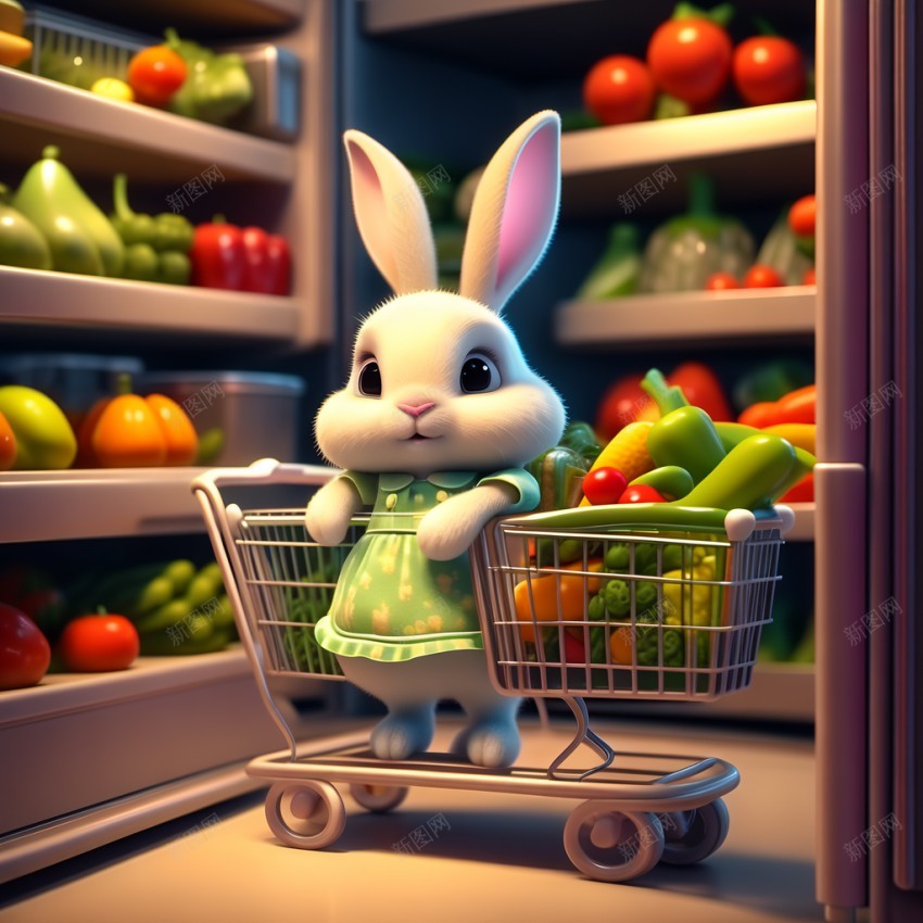 精美兔子购买蔬菜图片jpg高清背景_88icon https://88icon.com 精美 兔子 购买 蔬菜 可爱兔子 兔子青菜 水果青菜