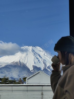 富士山下摄影图片