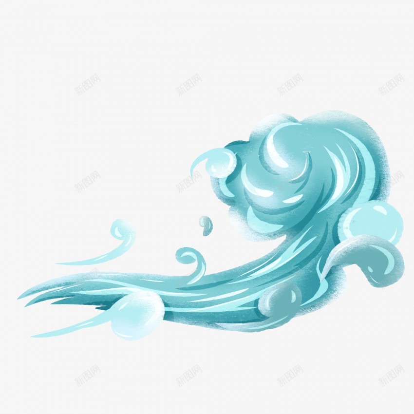 激情浪花蓝色海浪png免抠素材_88icon https://88icon.com 激情 浪花 蓝色 海浪