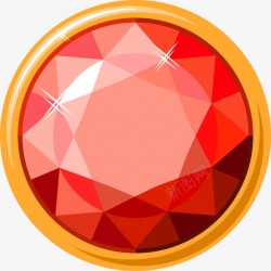 新图网奢华红色圆形宝石ixintucom素材