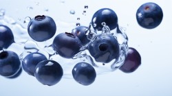 下落的蓝莓免扣素材水1素材