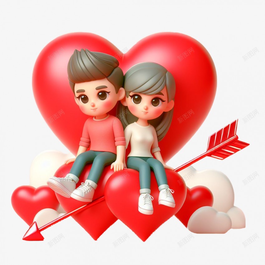 情人节卡通元素1png免抠素材_88icon https://88icon.com 情人节 卡通 元素 卡通 女孩 铅笔 坐在铅笔上 卡通女孩 3d