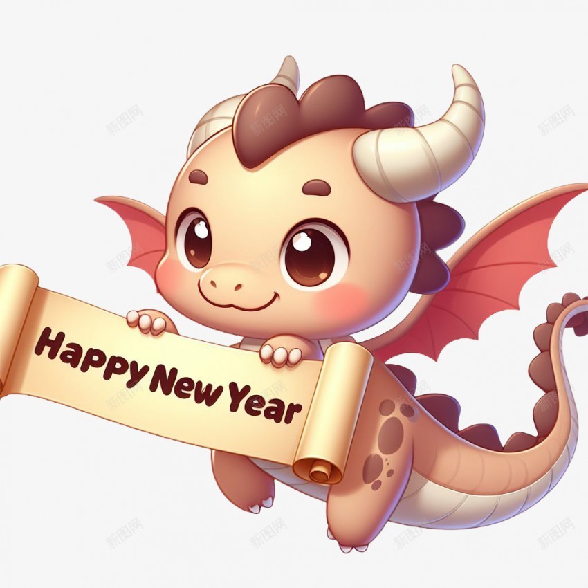 新年快乐卡通龙png免抠素材_88icon https://88icon.com 新年快乐 可爱卡通龙 2024 新年元素 2024龙 卡通龙 可爱 萌龙 龙 卡通