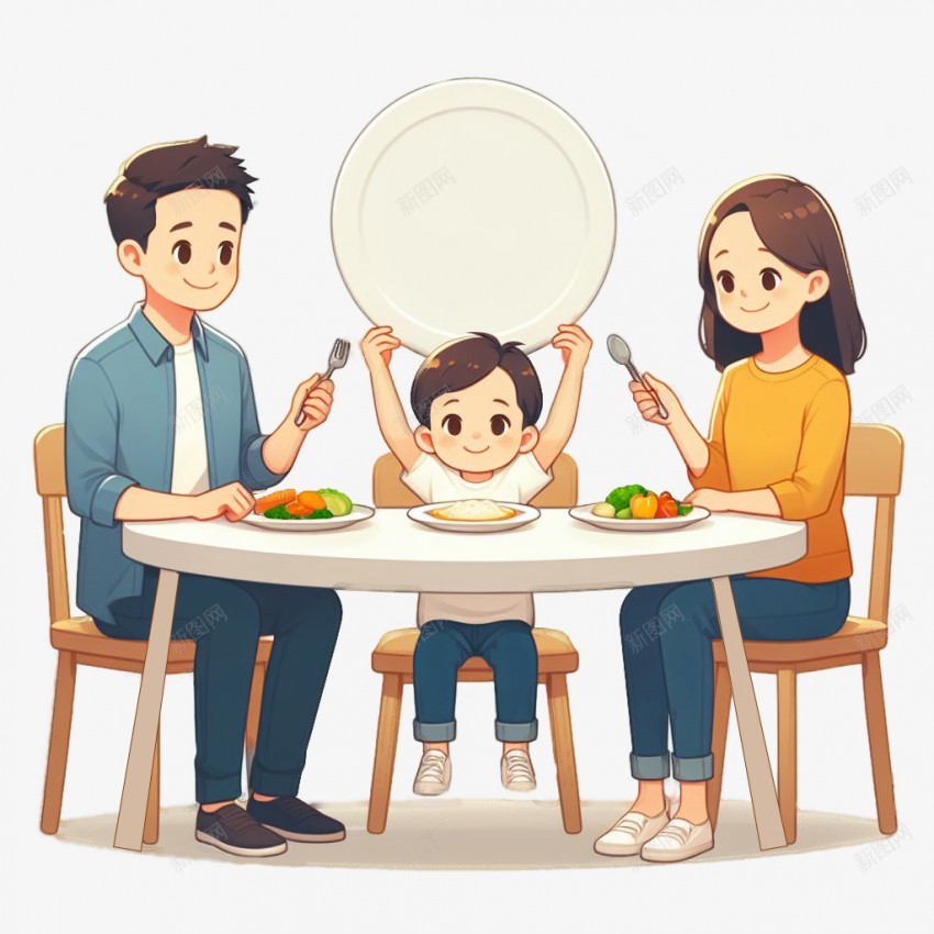 光盘行动插画元素png免抠素材_88icon https://88icon.com 餐桌 简约 宣传海报 珍惜粮食 公益 光盘行动 珍惜