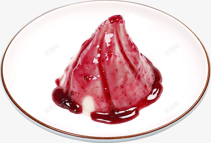 蓝莓山药泥png免抠素材_88icon https://88icon.com 蓝莓山 药 泥