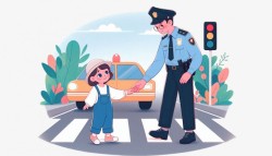 中小学生道路安全教育元素素材