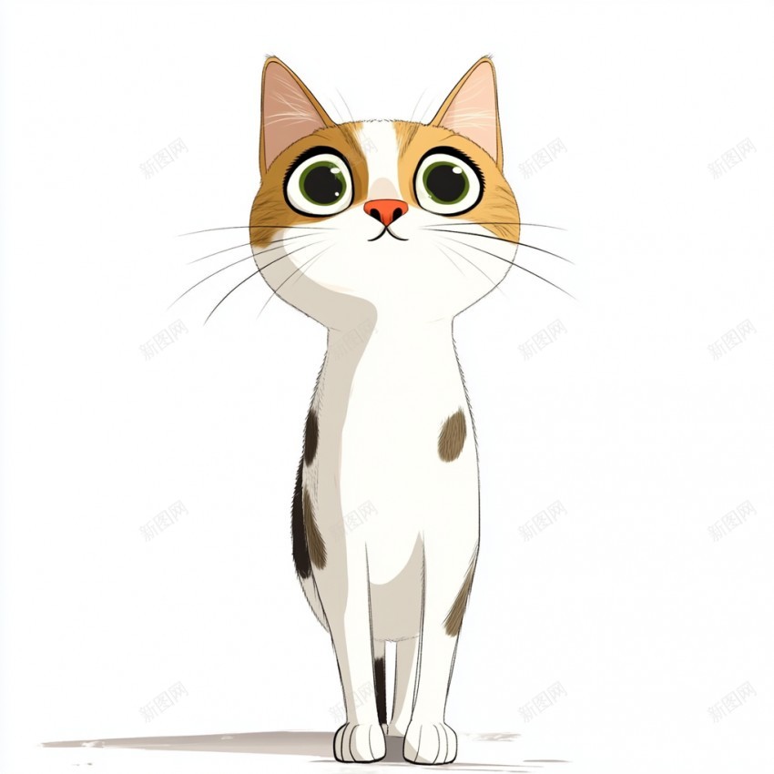 橘色可爱的猫png免抠素材_88icon https://88icon.com 猫 卡通猫 可爱 