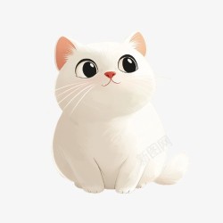 胖胖萌可爱的猫高清图片
