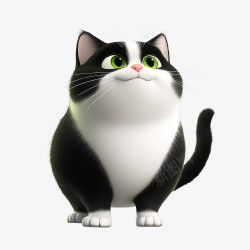 胖胖萌可爱的猫高清图片