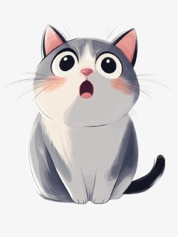 胖胖萌可爱的猫高清图片