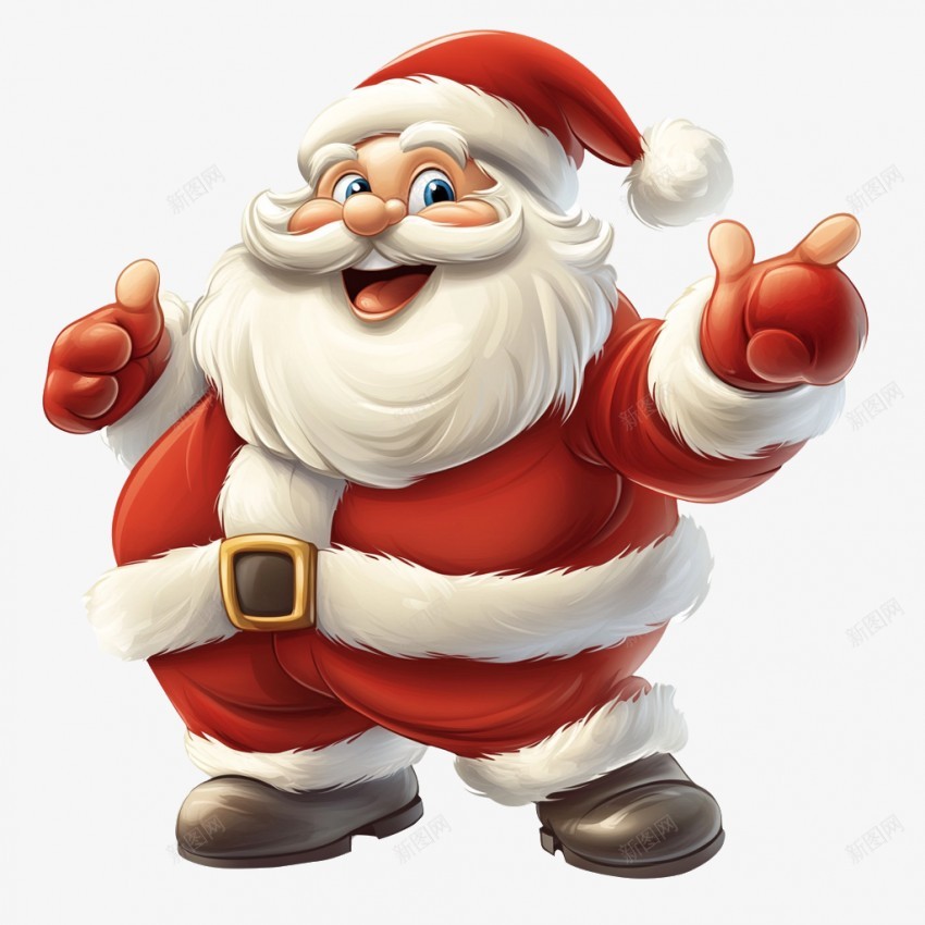 圣诞老人装饰元素png免抠素材_88icon https://88icon.com 圣诞老人 圣诞老人元素 圣诞节 圣诞节快乐  微笑 快乐的圣诞老人 AI素材 