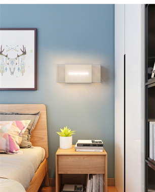 led壁灯现代简约创意个性客厅过道墙灯北欧主卧室床背景