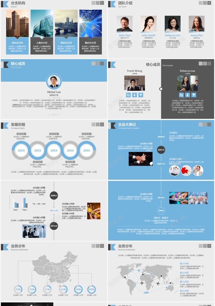 公司介绍企业宣传PPT模板_88icon https://88icon.com 介绍 企业 公司 宣传