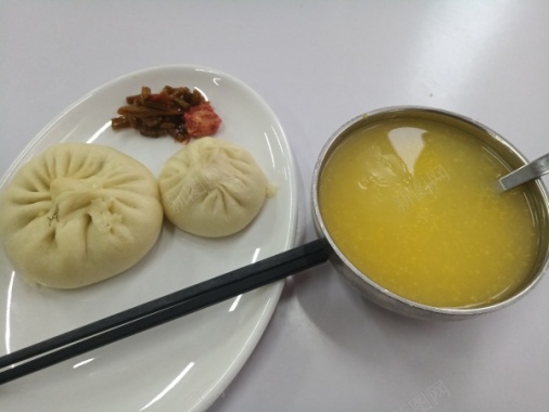 食堂早餐美食摄影图片