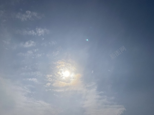 晴朗天空背景摄影图片