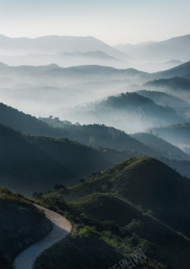 山雾背景风景背景图背景