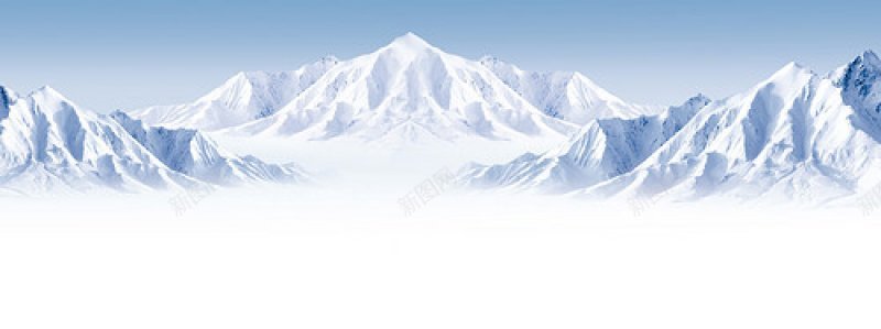 雪山背景banner背景