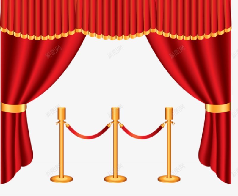 红色幕布演出舞台透明背景png免抠素材_88icon https://88icon.com 红色幕布 帷幕  场地  幕布 金边装饰 收起 开演  演出  舞台  舞美  表演  透明背景
