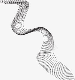 可30款抽象3D网格波形线框AI设素材