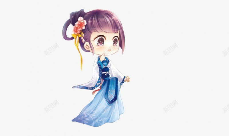 Q版人物女古风黎叶Q版人物黎叶Q版人物png免抠素材_88icon https://88icon.com Q版人物 古风 女