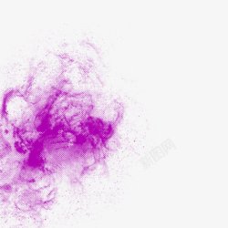 紫色水彩墨迹插画图片素材