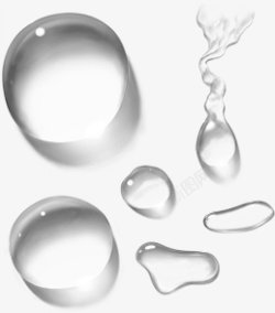 水珠水滴12水素材