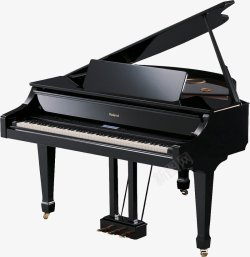 崭新的黑色钢琴透明图层弹钢琴钢琴俯视图钢琴海报素材