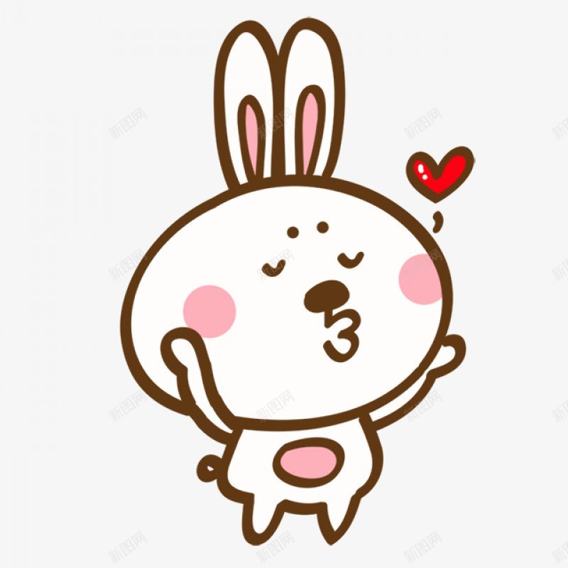 可爱的兔兔绘画图png免抠素材_88icon https://88icon.com  可爱的兔子 手绘漫画  有爱心 卡通兔兔   梦幻装饰 可爱 小动物 萌娃 贴纸 创意的 插图 简笔画 