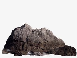 立体假山实物假山岩石元素假山礁石立体实物岩石qrg209n高清图片