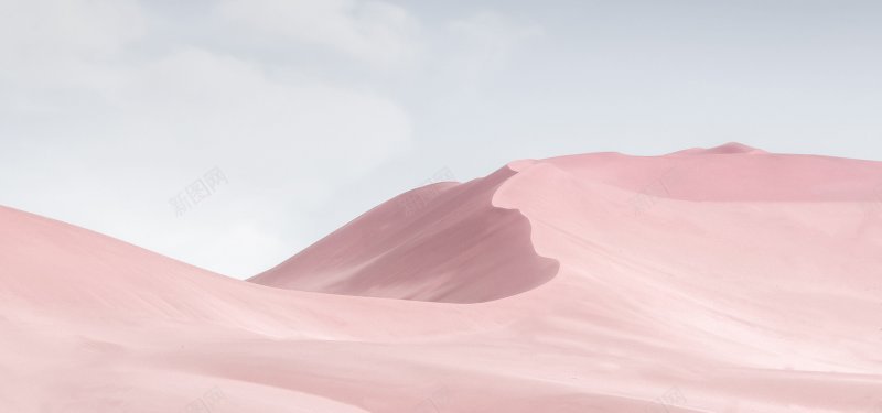 简约唯美系沙漠暖色调全屏海报背景图背背景