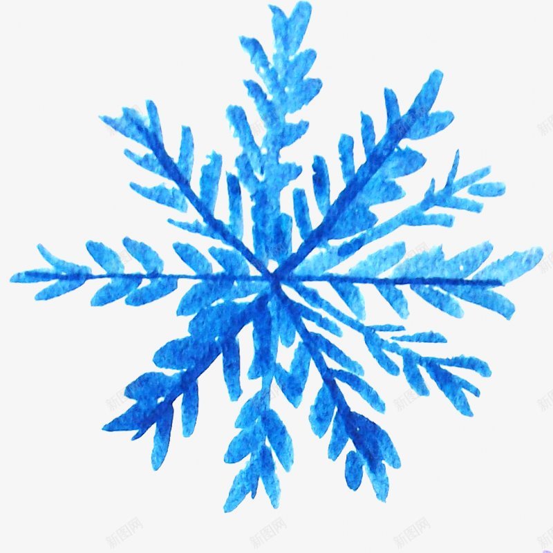 右上角放大大图handpaintedelemepng免抠素材_88icon https://88icon.com Snowflakes Watercolor elements painted 免扣设计精选集锦