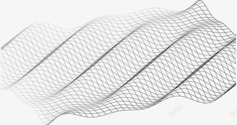 可30款抽象3D网格波形线框AI设png免抠素材_88icon https://88icon.com 设计