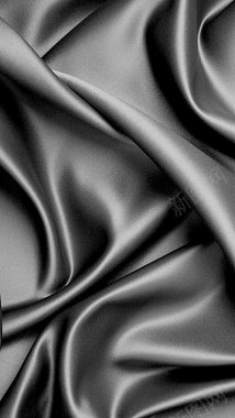黑色丝绸质感H5背景图S丝绸丝带礼盒背景